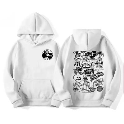 Rock Bnad Arctic Monkeys AM North American Tour 2024 Hoodies Men Women Clothing Fashion Hip Hop Oversized Sweatshirts Streetwear