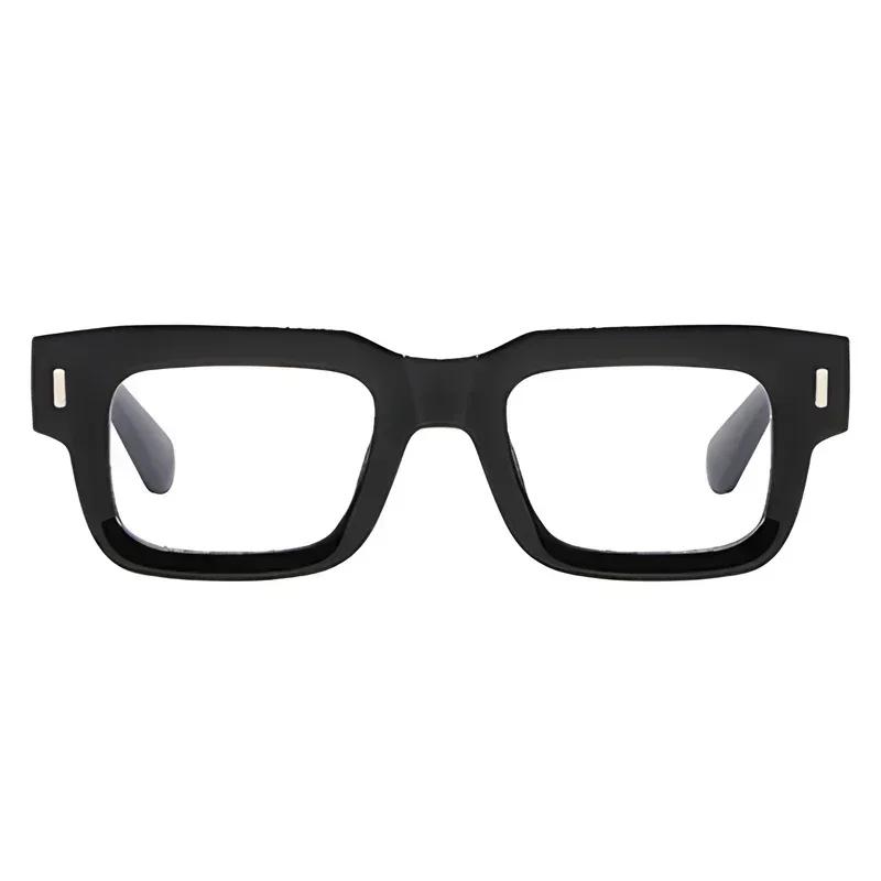 Retro Square Light Eyeglass Frame Women Men Transparent Unisex Glasses For Female Male