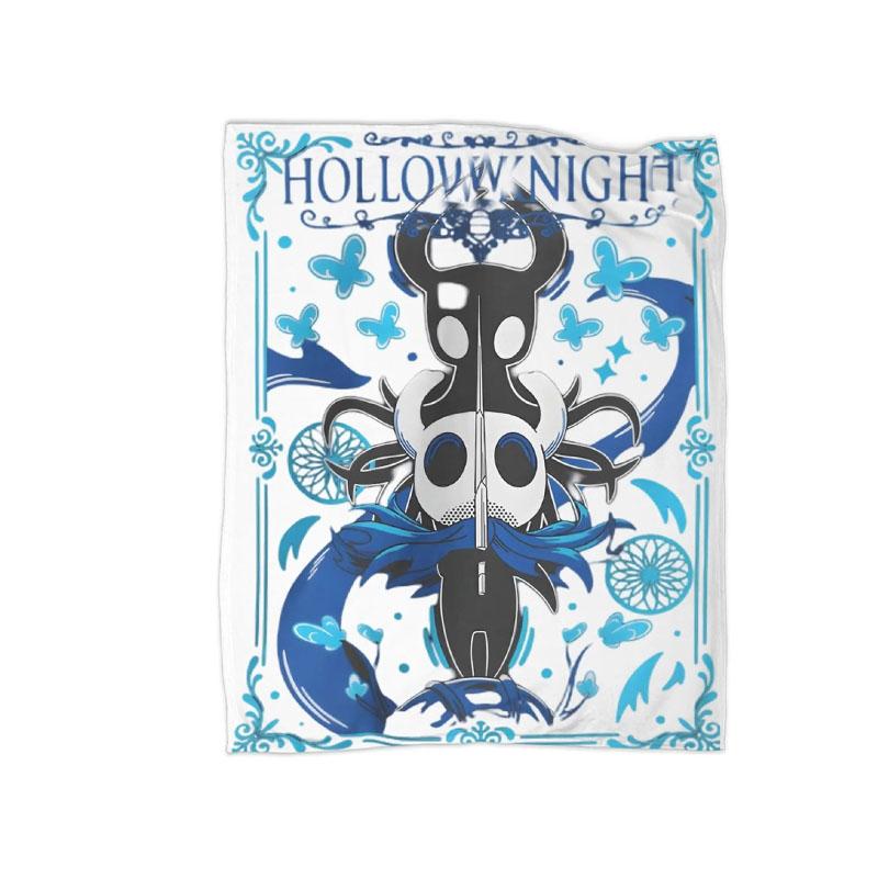 Hollow Knight Silk Song Fran Velvet Blanket for Autumn and Winter Breathable Super Warm Sofa Bed Blanket Warm and Soft Plush Bla