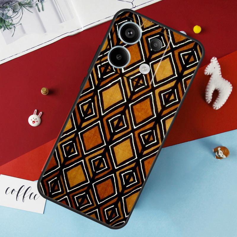 African Wax Print Design Case For Xiaomi Redmi Note 14 Pro 13 12 11 10 15 Pro Plus Redmi 15 14C 10C 12C 13C 15C Cover