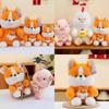 Animal Plush Toy Cartoon Fox Corgi Stuffed Doll Girl Children Birthday Gift
