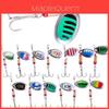Metal Spinnerbait Lure Set With Rotating Fins For Freshwater Fishing Enthusiasts