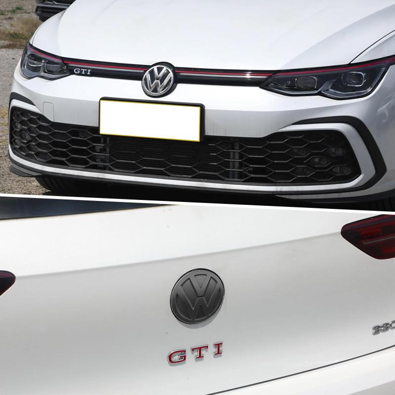 1Pcs VW 3D Car Cover Front Grille Badge Rear Trunk Emblem Decals Accessories For Volkswagen Golf 7 7.5 MK7 MK7.5 GTI R Rline GTD