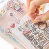Mini A6 Size File Folder Organizer PP Waterproof Transparent Document Bag for School Office Supplies Stationery