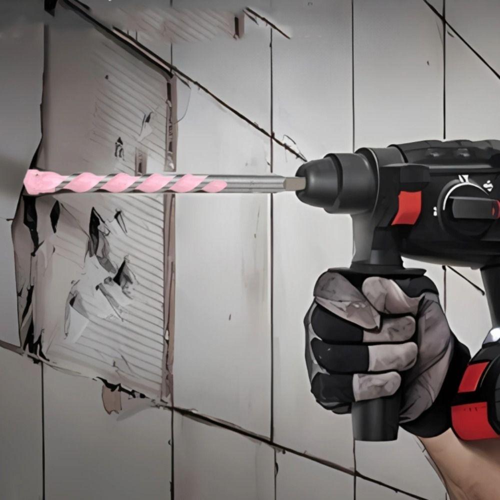 Hard Zinc Zinc Alloy SDS Plus Drill Bit Hex Shank Multi-function Drill Bit  Ceramic Tile