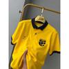 THAILAND National Football Soccer JERSEY CHEER Fan Vintage Version Quick Dry Shirt Polo Polyester Short Sleeve Uniform Elephant Logo Sport Outdoor