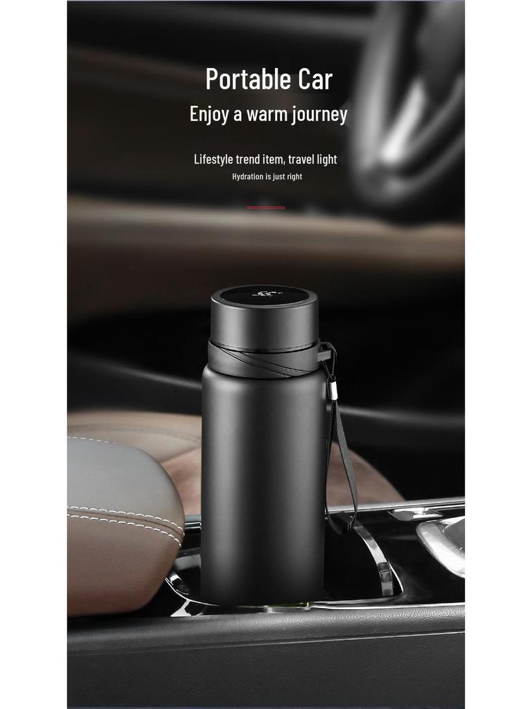 Large Capacity Stainless Steel Insulated Travel Kettle with Lanyard - Customizable Sports Water Bottle