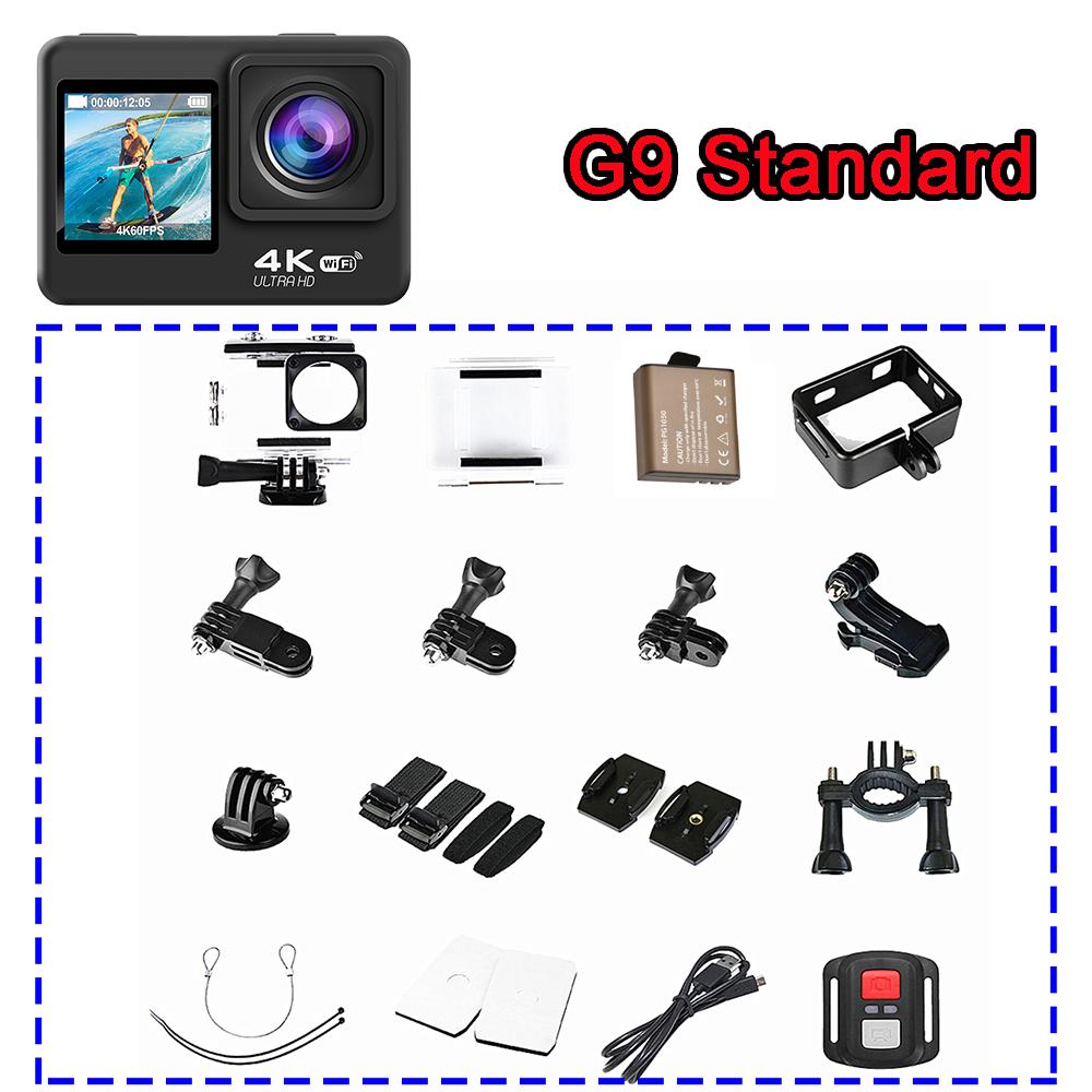 

2024New Action Camera 5K 4K60FPS 48MP 2.0 Touch LCD EIS Dual Screen Wi-Fi 170D DVR Webcam Waterproof 30M 4X Zoom Sports Camera