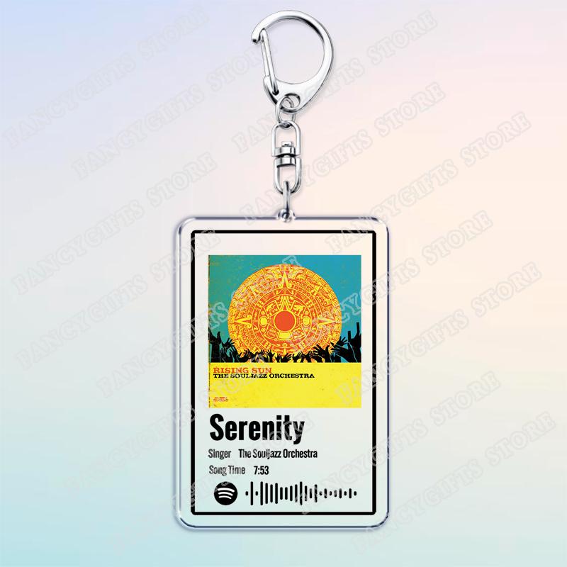

Heated Rivalry TV Show Soundtrack Keychains for Women Accessories Bag Official Playlist Music Songs Keyings Jewelry Fans Gifts серенити