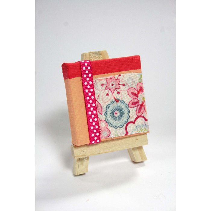 Tissu adhésif coupons fleurs A 15x20 cm 3 pièces