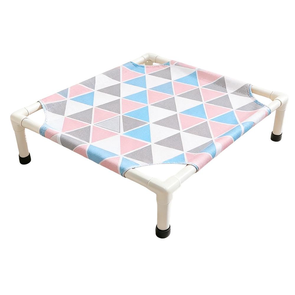 Comfortable Pet Camping Bed Detachable Pet Cool Nest Cat Lounger Cat Elevated Bed  Travel Portable