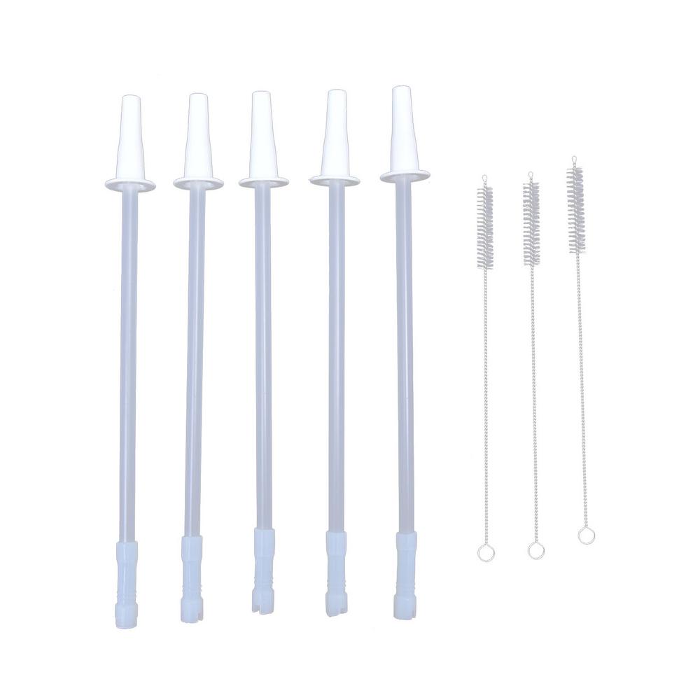 Reusable Straws for Gallon Water Bottle BPA Free Adjustable Straw Safe Harmless Adjustable Length Easy to Clean Silicone Bottom