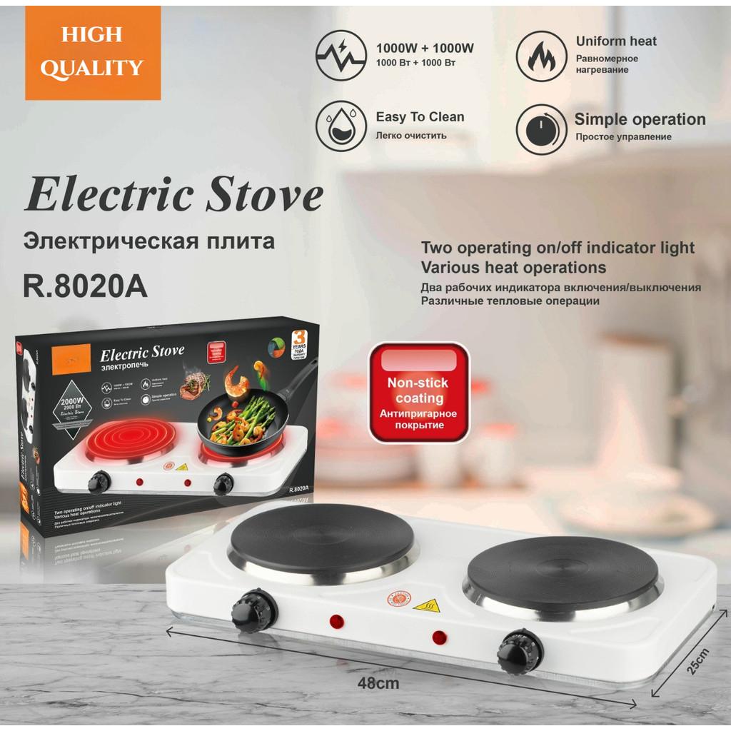 2000 Вт Кухонная настольная плита Высокомощная индукционная плита с двумя конфорками Многофункциональная маленькая бытовая электрическая плита