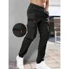 Men's Straight Leg Multi-pocket Casual Workwear Pants - Versatile & Loose Fit