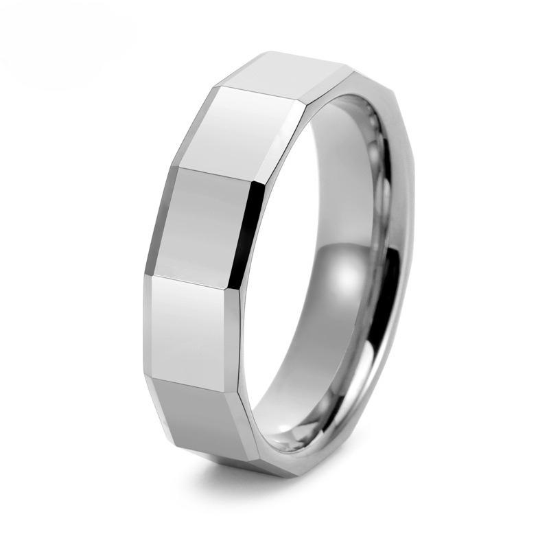 2026 Ring Personalized Cut 18K Jewelry Men's Scratch Resistant Index Finger Ring Jewelry