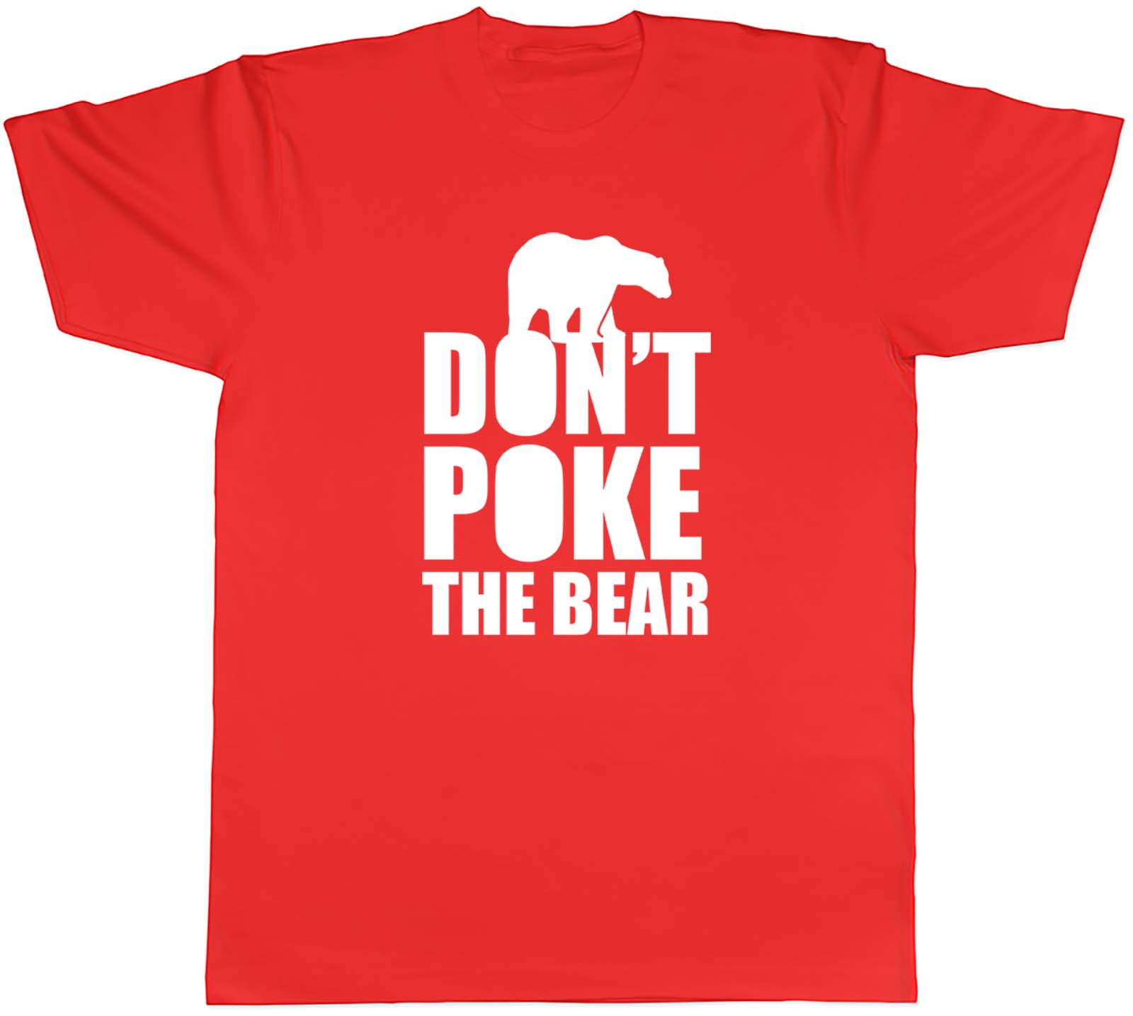 Dont Poke the Bear Unisexs TShirt Funny Polar Bear Tee Gift S