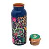 HOMES Copper Water Bottle 500 ML With Anti Oxidant Properties | Diwali Gifts for Family and Friends 100% Copper Water Bottle (Multi Color - 500 ML)