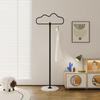 Nordic Marble & Metal Floor-standing Coat Rack, Foldable Wrought Iron Clothes Rack.