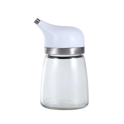 

Liroyal Soy Sauce Dispenser, Condiment Container, One-Handed Use, 140ml, Olive Oil, Soy Sauce, Liquid, Drip-Resistant Storage Container, Washable Glas