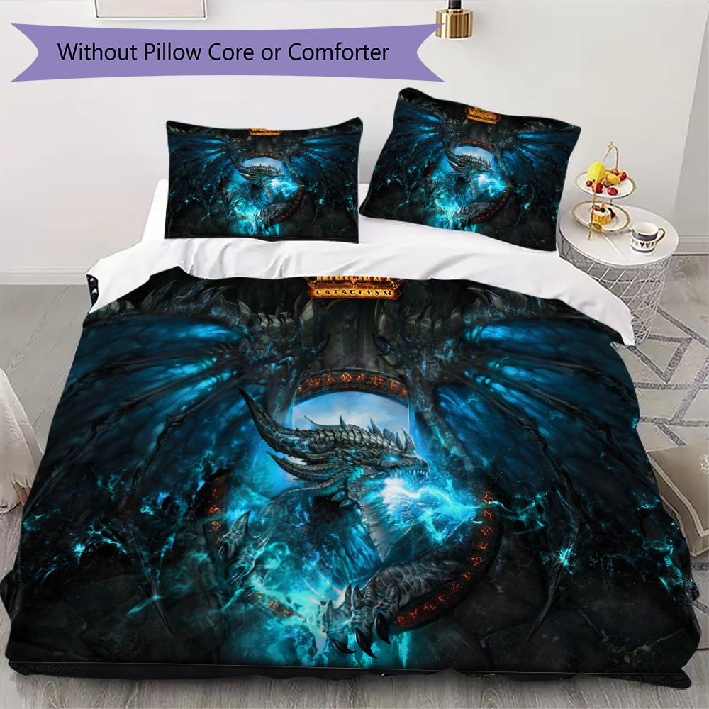 Blizzard Entertainment Game World of Warcraft Home Decoration Soft Printed Sofa Cover Blanket Bedding Down Pillowcase Duvet Cover (without core)H7