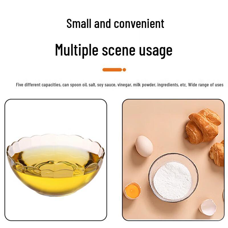 Jiwanggu Colorful 5-Piece Measuring Spoon Set