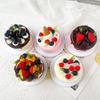 4 inch Simulatie Taart Crème Verjaardagstaart Nep Taart Model Dessert Bakkerij Winkelraam Display Monsters Rekwisieten Dessert Decor