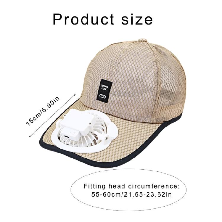 Baseball Hat Breathable Sunshade for Outdoor Sports for Travel Fitness Workout Sunshade Baseball Hat with Fan