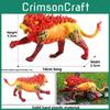 Mythisches Tier Kuh Monster Eisdrache Feuriger Adler Modell Spielzeug Für Dinosaurier-Enthusiasten