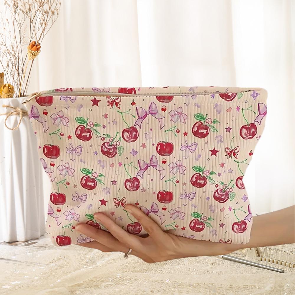 Pouch Printed Makeup Organizer Case Multifunctional Cosmetic Bag For Gift Organizer On-The-Go
