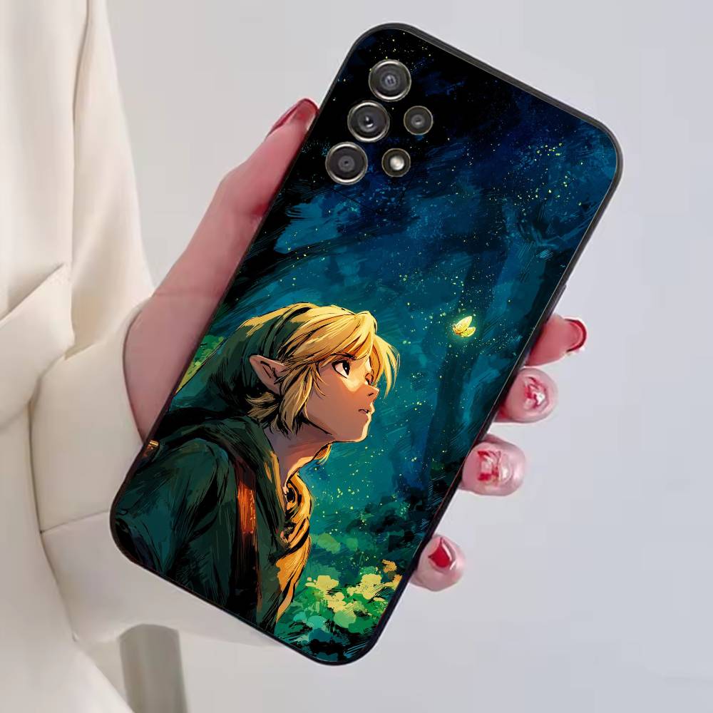 Spiel Z-Zelda L-Link Handyhülle Für Samsung S25,S24,S21,S22,S23,S30,Ultra,S20,Plus,Fe,Lite,Note,10,Schwarze Hülle