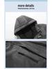 2025 Winter Men's Trendy Korean Tie-Dye Hooded Down Jacket