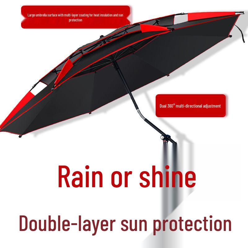 Summer Fishing Sunshade Umbrella - Large, UV Protection