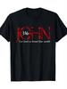 Mens Christian Faith TShirt  John 316 Bible Verse for God So Loved The World  Black with Red Lettering  100 Cotton