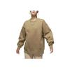 Jordan Solid Color Tag Logo Crew Neck Loose Long Sleeve Sweatshirt Women Tops Brown FB5117-395