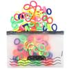 100pcs Hair Bobbles for Women Girls Hair Scrunchies Ponytail Holder Elastic Hairbands Christmas Gift