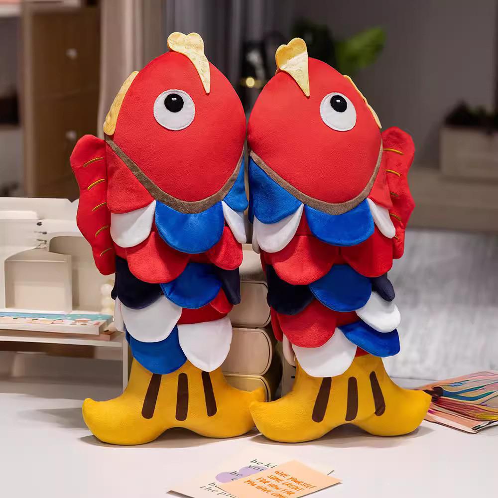 Life Of Joy Cyprinus Flammans Plush Toys Cushion Home Decorations Kids Gift