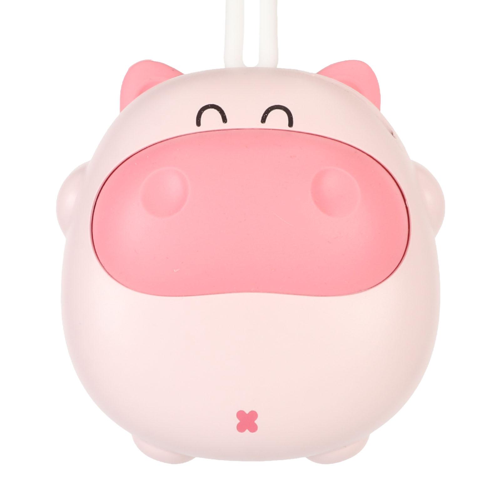 

Hanging Neck Fan USB Rechargble 3 Speeds Bladeless Hands Cartoon Portable Small Fan with Lanyard