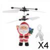 4x Weihnachts-Flugball-Spielzeug Helikopter Elektrischer Sensor Flugspielzeug für Kinder