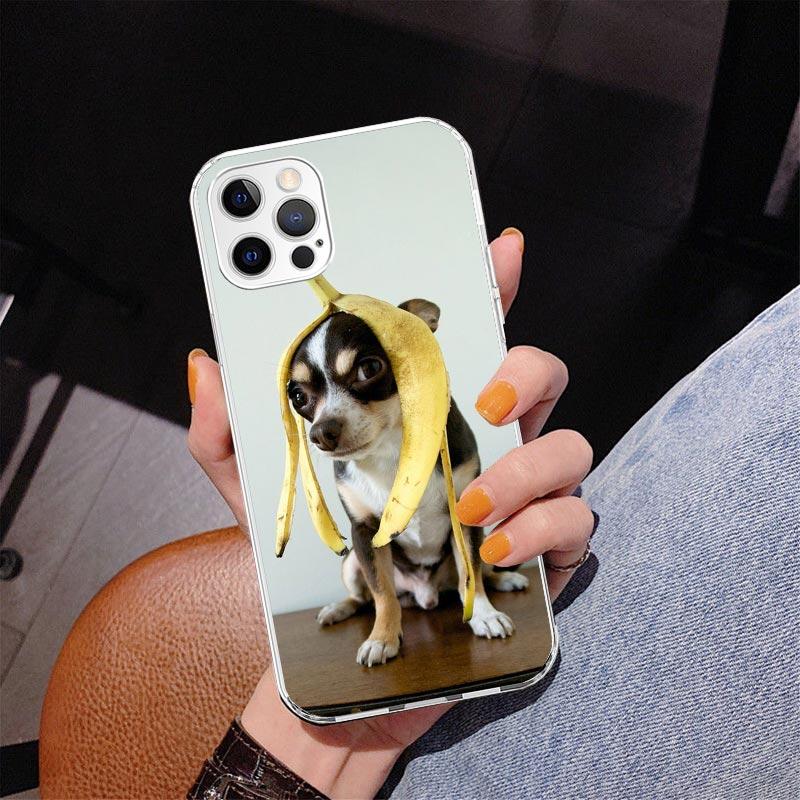 Chihuahua Puppy Teacup Dogs Phnoe Case for Iphone 17 Air 16 11 12 13 Mini 14 Plus 15 Pro Max 7 8E SE 2020 16ProMax Phone Cover C