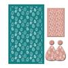 Bunnies Eggshell Silkscreen Print Stencils 6.3x4Inch Washable for Clay Earrings Jewelry Making Printing on Clay Fabric