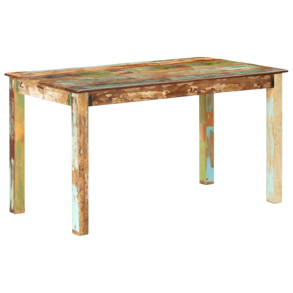 Dining Table Reclaimed Solid Wood 140 X 70 X 76 Cm