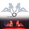 Funny USB Beauty Girl LED Light Car Rear Windshield Decorative Light High Brightness Wick Car Spoof Decoration