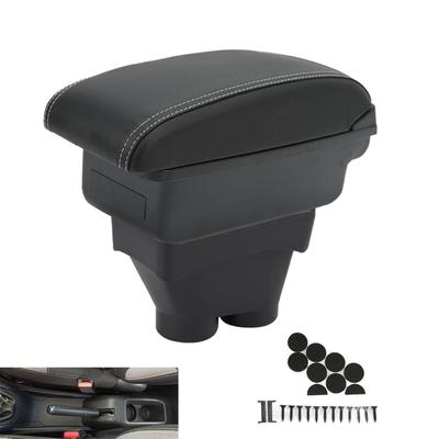 Auto Armlehne Box Künstliche Leder Entlasten Arm Müdigkeit Zentrale Konsole Container Ersatz für