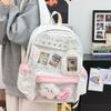 Sweet and Cute Polka Dot Star Ita Bag Lightweight Large Capacity Women's Backpack Fashionable Casual Backpack for Going Out
