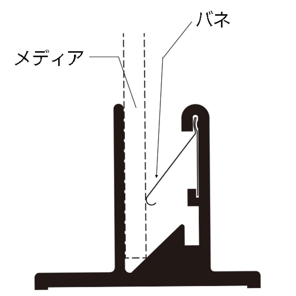 Sasagawa Store Supplies Compatible Thickness Pop-In Panel, 3-7mm, Transparent, 32-8779