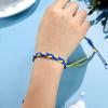 Multilayer Braided Ukrainian Flag Bracelet Adjustable Daisy Bracelet Handmade Boho Braided String Bracelet Universal