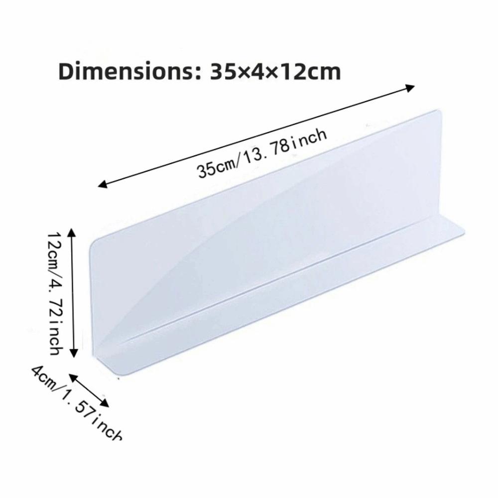 Transparent Display Rack Separator 35cm Supermarket Shelf Dividers  Home Organizer