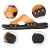 Genuine Leather Slippers Men Big Size Breathable Men Beach Sandals High Quality Outdoor Flip Flops Soft Men Slippers New