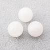 16mm Natural Crystal Agate Round Beads, Holeless, Optional Holes for DIY Ornaments