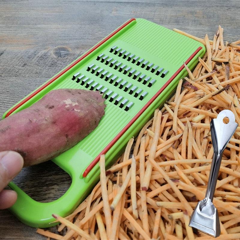 Huacheng Julienne Kitchen Insert: Cucumber, Potato, Carrot Julienne Board & Planer